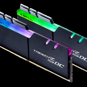 זכרון איכותי למחשב נייח G.Skill DDR4 F4-3000C14D-64GTZDC 2x32GB 3000MHz TridentZ RGB DC