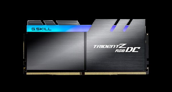 זכרון איכותי למחשב נייח G.Skill DDR4 F4-3200C14D-64GTZDC 2x32GB 3200MHz TridentZ RGB DC